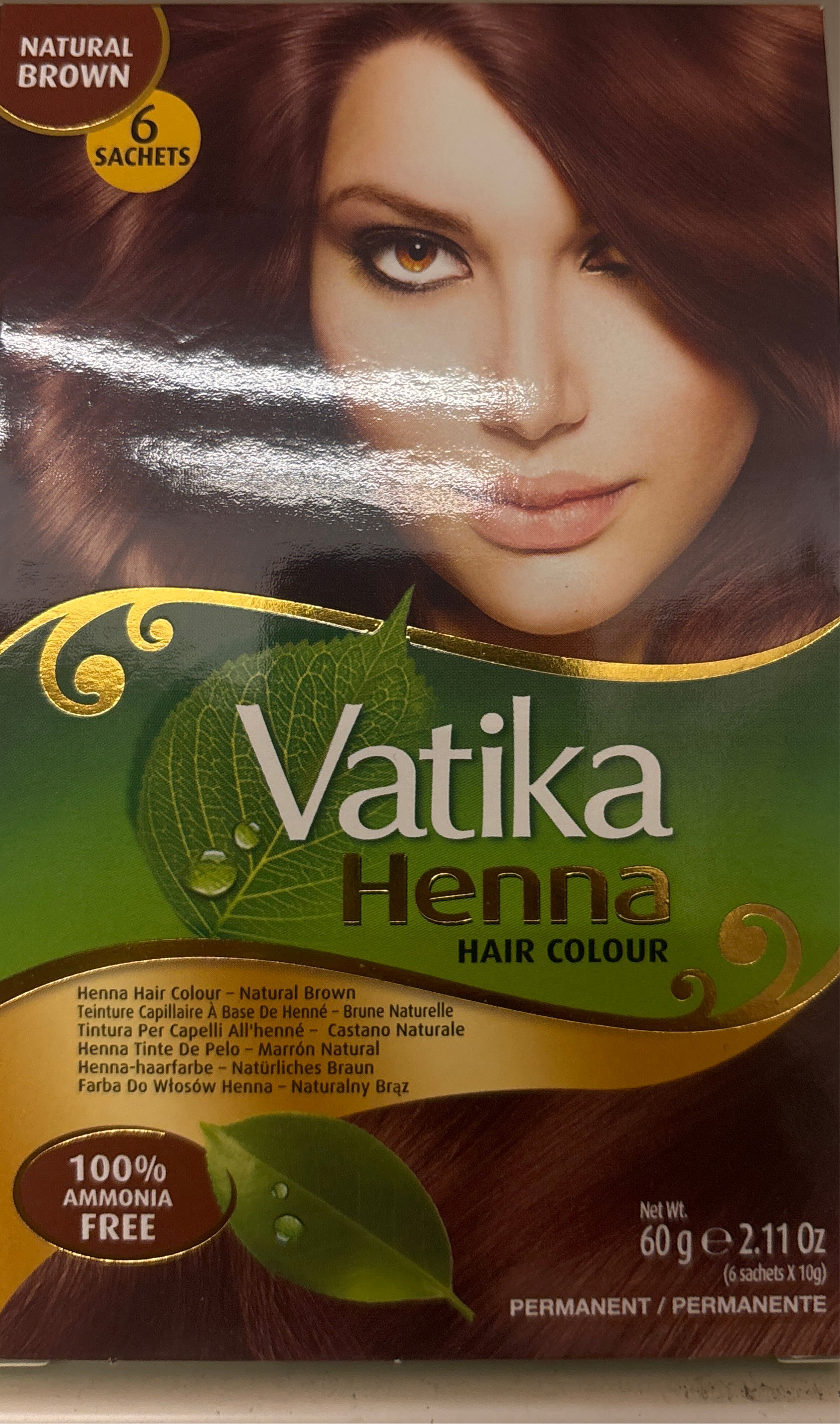 Vatika Henna Natural Brown