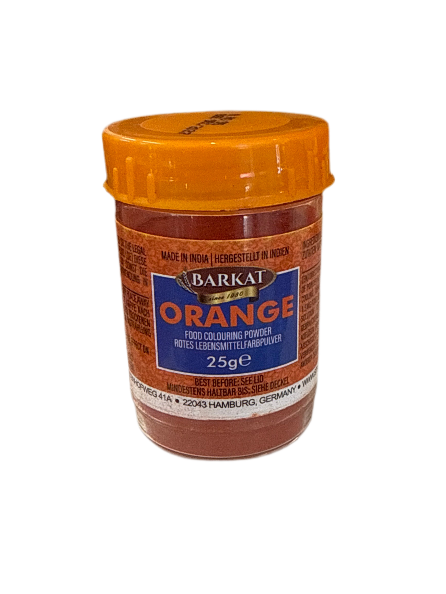 Barkat Orange Food Colour 25g