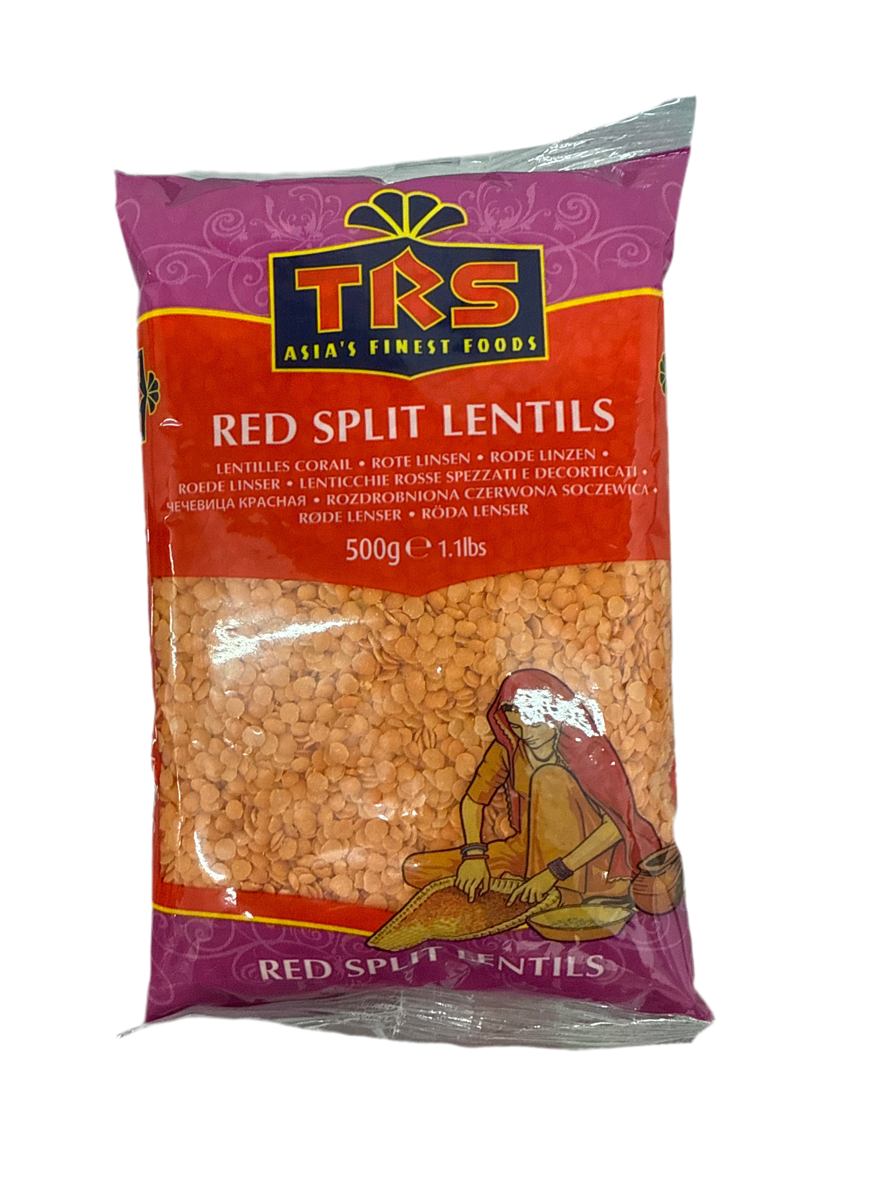 TRS Red Split Lentils 500g