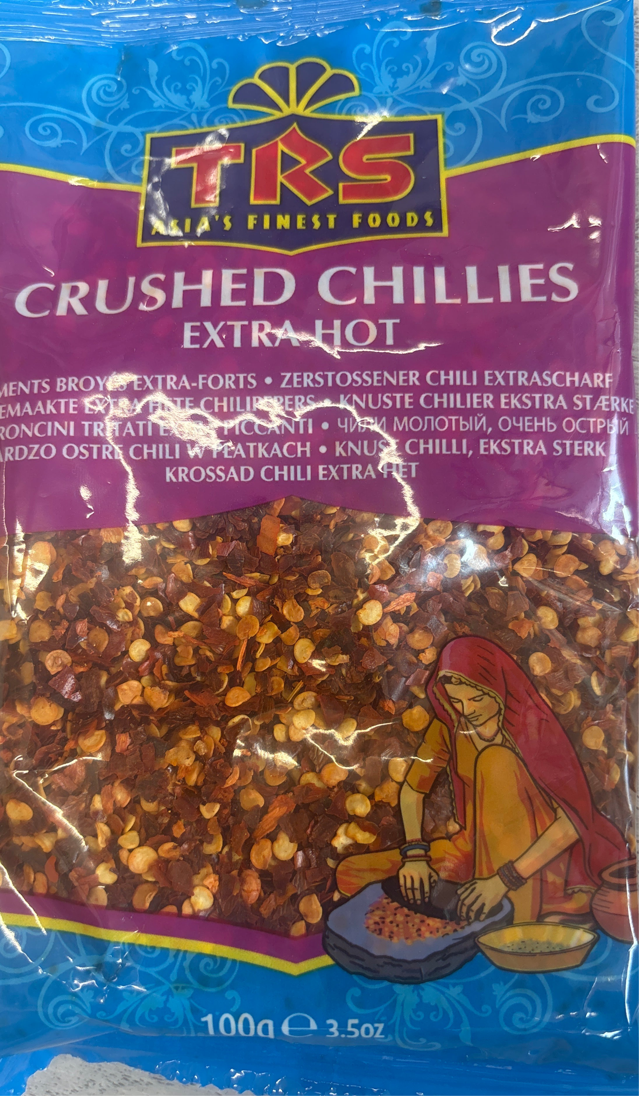 TRS Crushed Chillies extra hot 100g