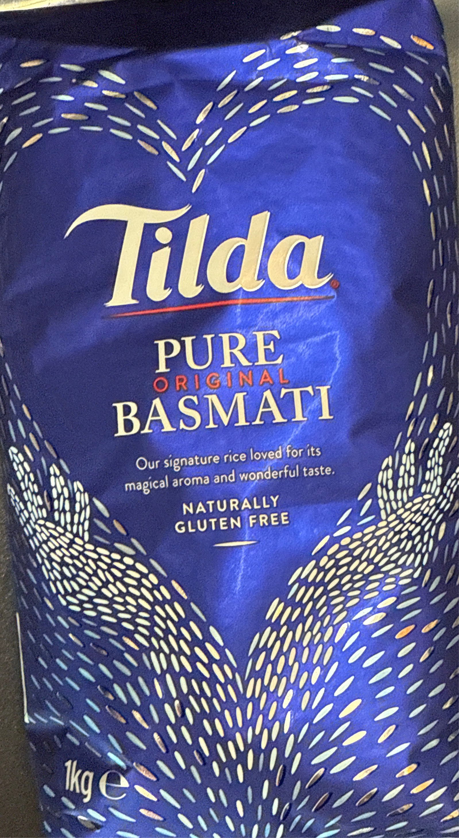 Tilda Pure Basmati Rice 1kg