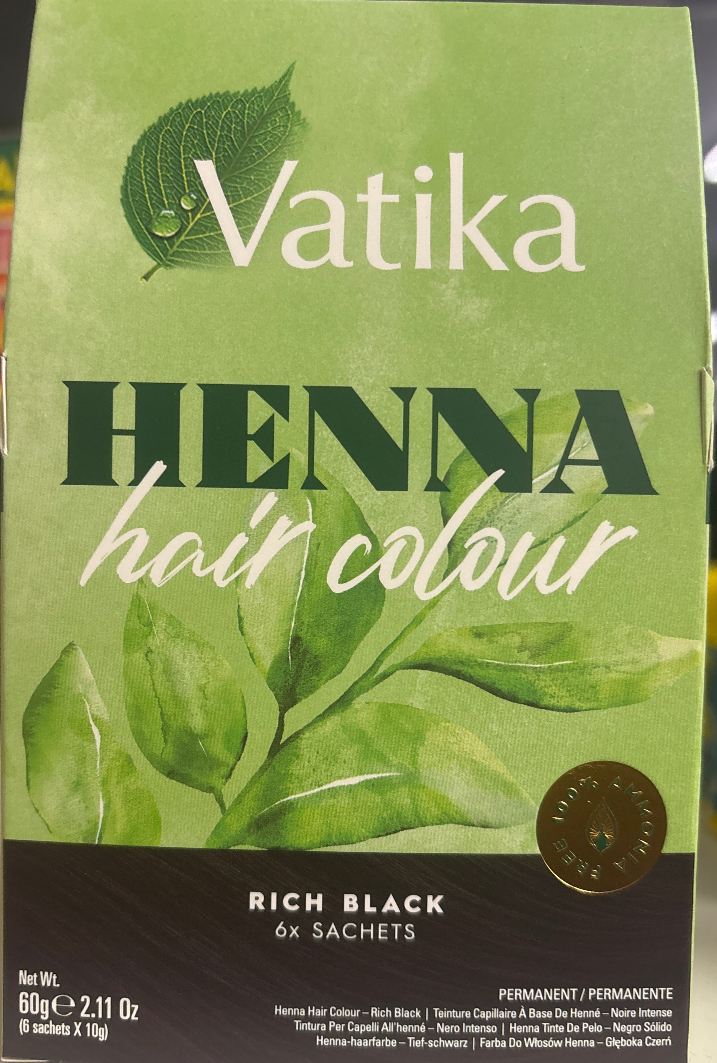 Vatika Henna Rich Black