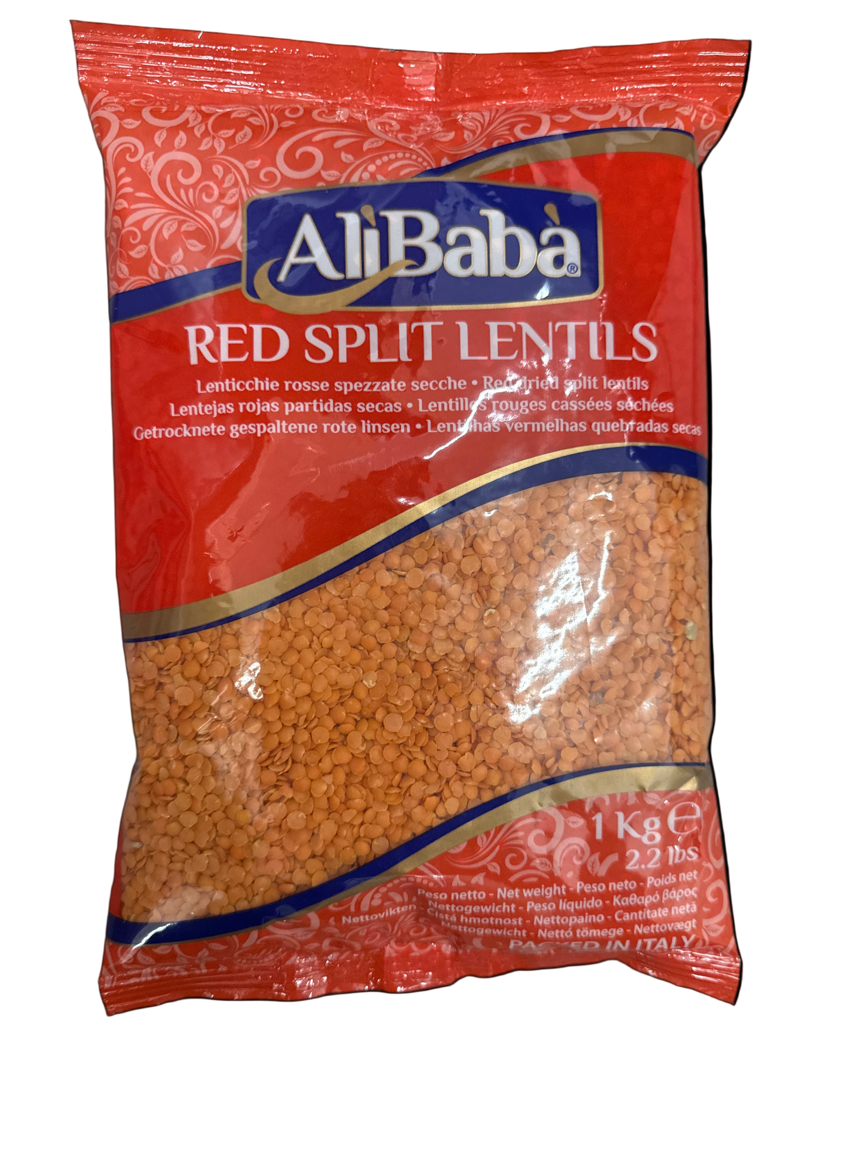 Ali Baba Red Split Lentils 1kg