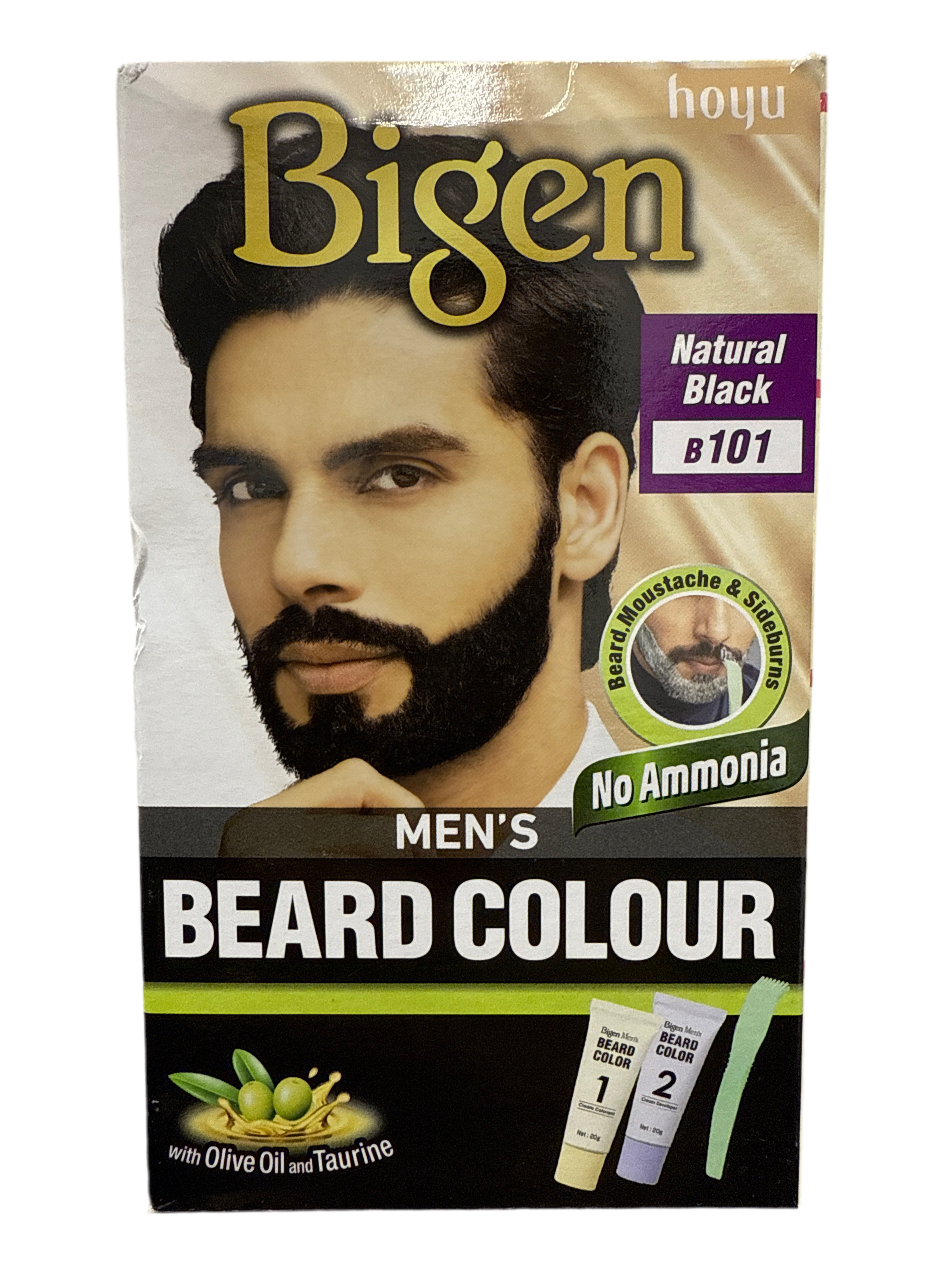 Bigean Beard Colour Natural Black