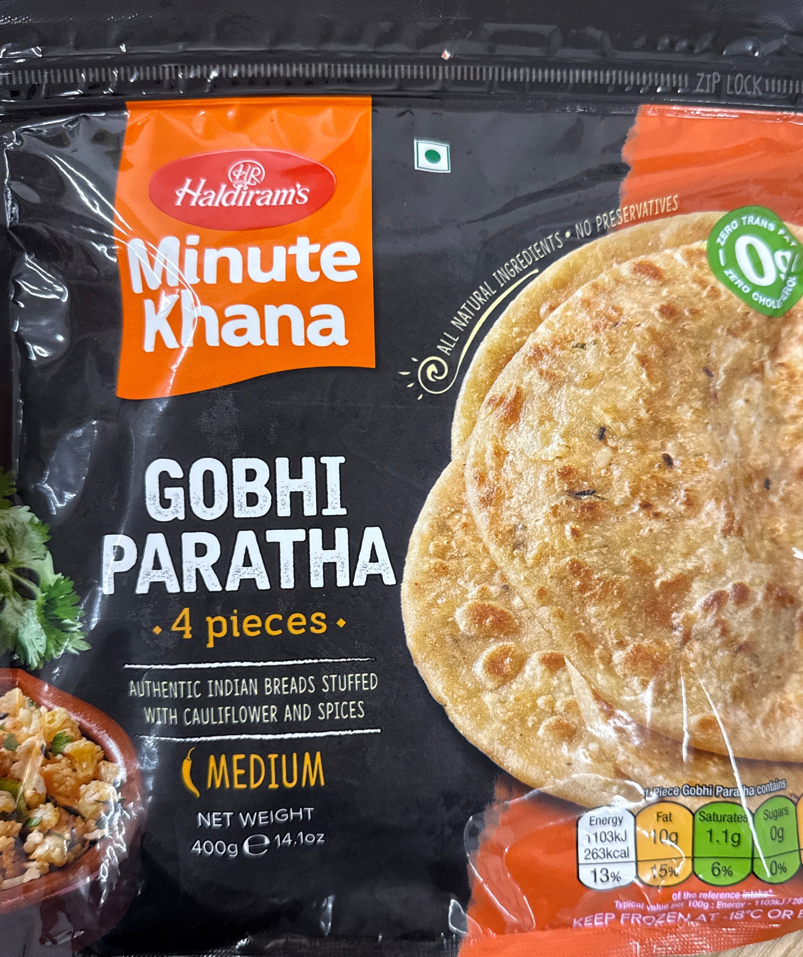 Haldiram gobhi paratha