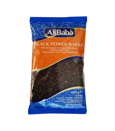 BLACK PEPPER WHOLE ALI BABA 400G