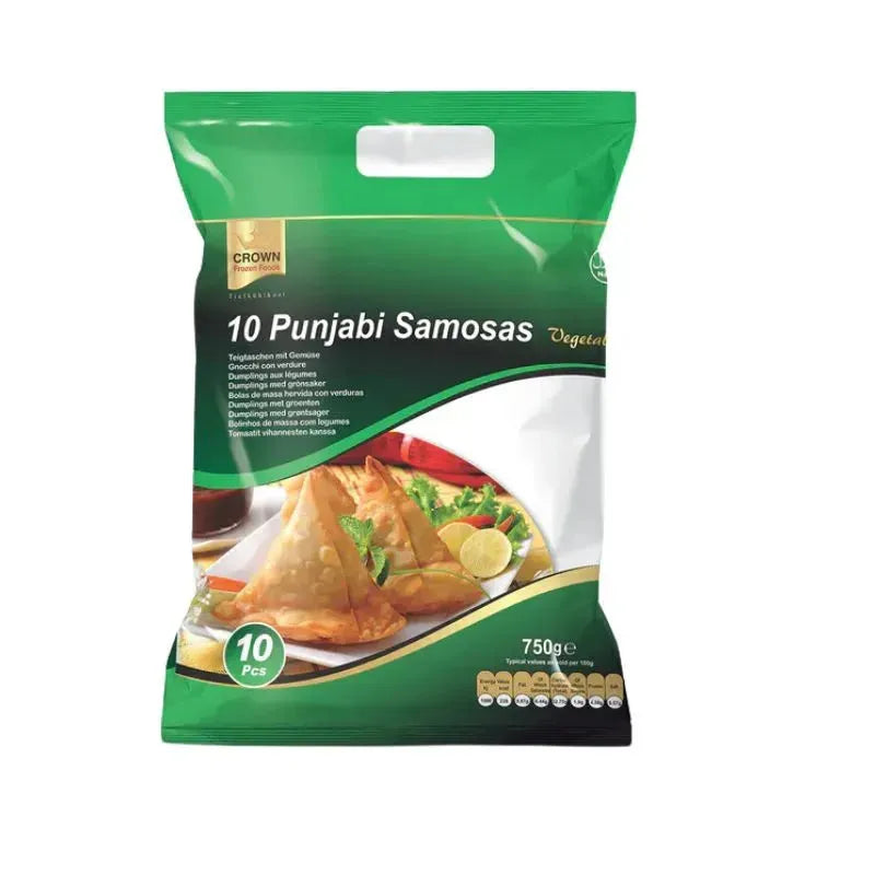 CROWN Pun. Samosa Vegetable - 10pcs 750 gm