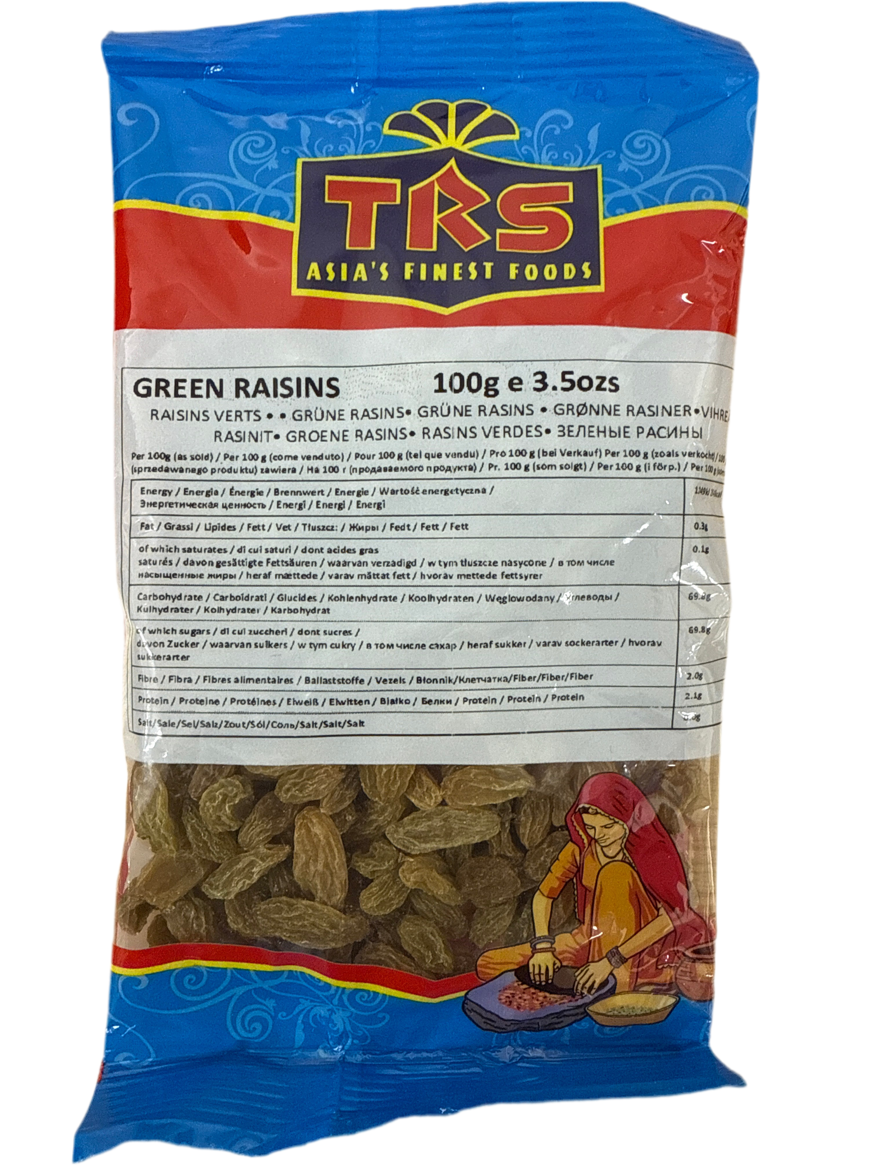 TRS Green Raisins 100g