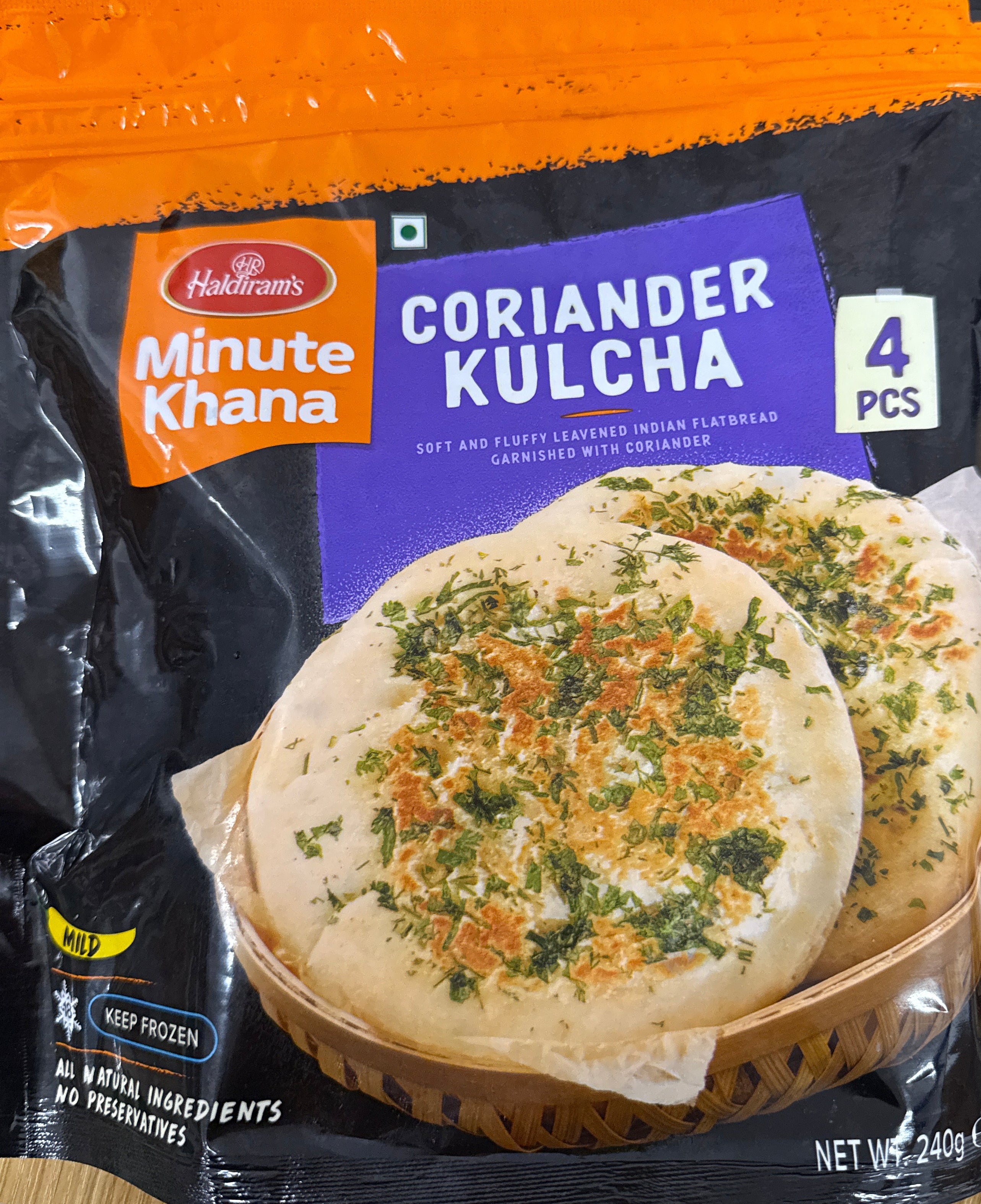Haldiram coriander kulcha