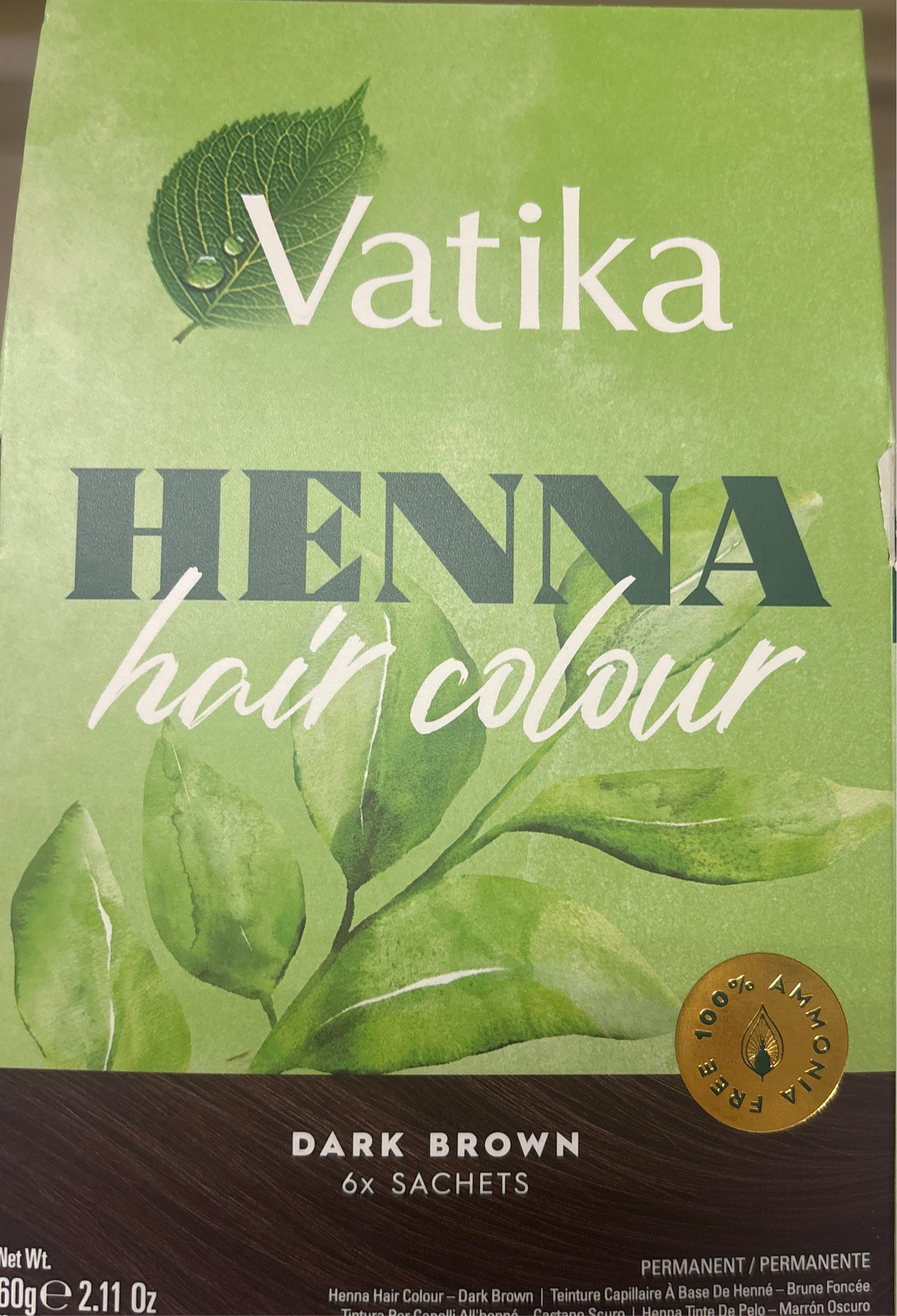 Vatika Henna Dark Brown