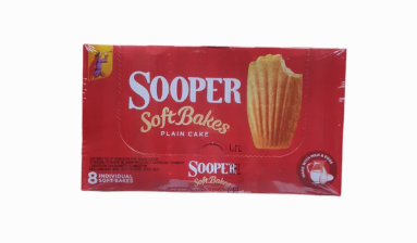 EBM Sooper Soft Bakes Plain Cake 8 Soft Bakes