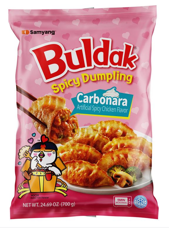 Samyang carbonara buldak spicy dumpling