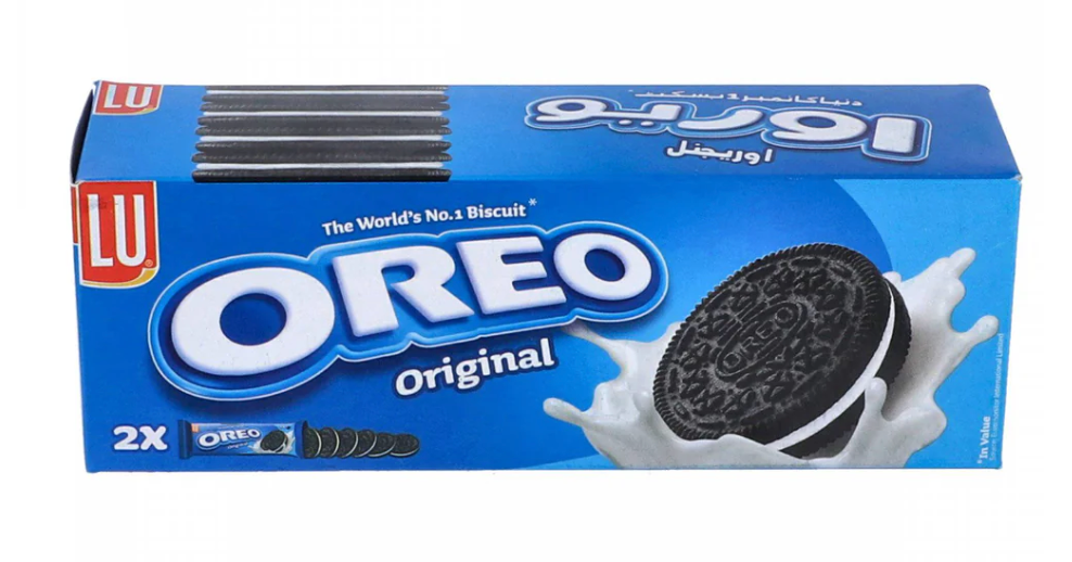 LU Oreo Original Cookies 2 Packs 117.6g