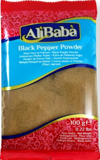 Black Pepper powder 100g Ali baba