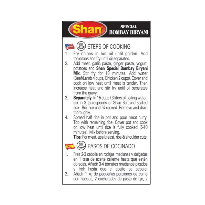 Shan bombay Biryani Masala 60g