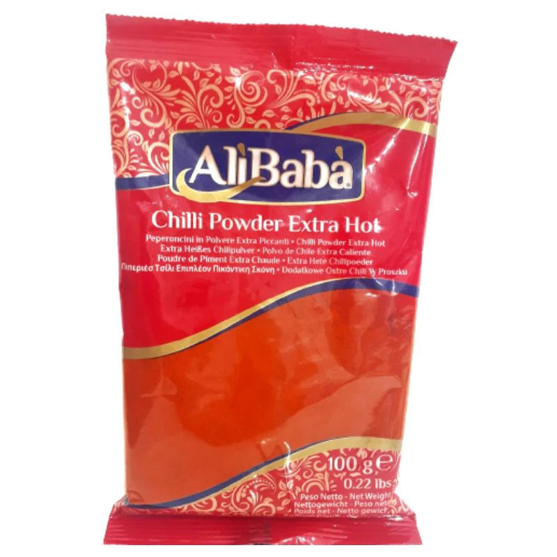 CHILLI PWD EXTRA HOT ALI BABA100G