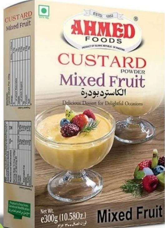Ahmed Mix fruit custard 285g