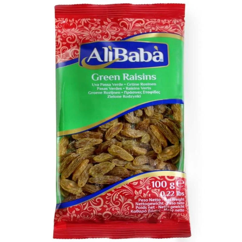 ALI BABA RAISINS GREEN 100G