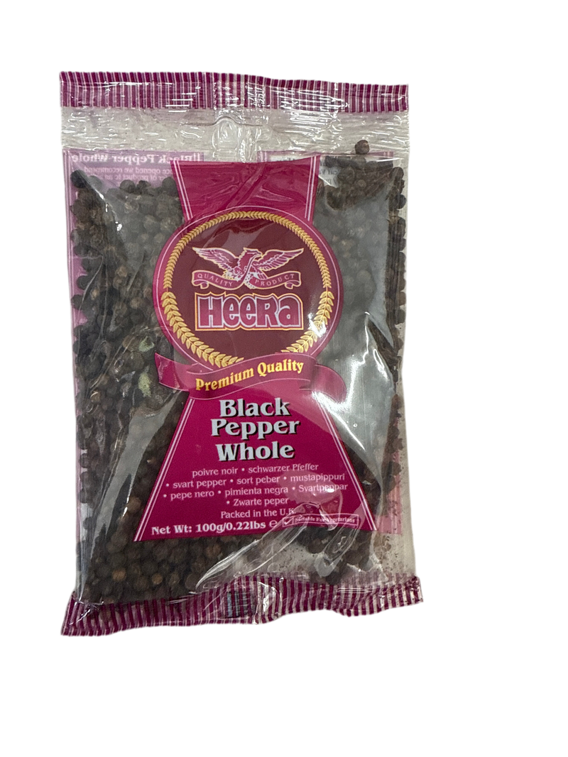 Heera Black Pepper Whole 100g