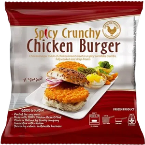 Spicy Crunchy Chicken Burger - 1 KG