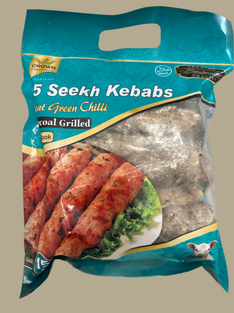 Seekh Kebab Green Chilli Meat 15Pcs