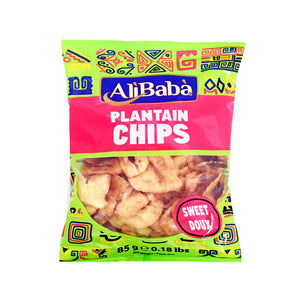 ALI BABA CHIPS PLANTAIN SWEET 85G