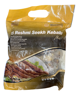 Crown Frozen Meat Reshmi Seekh Kebab - 15 Pcs
