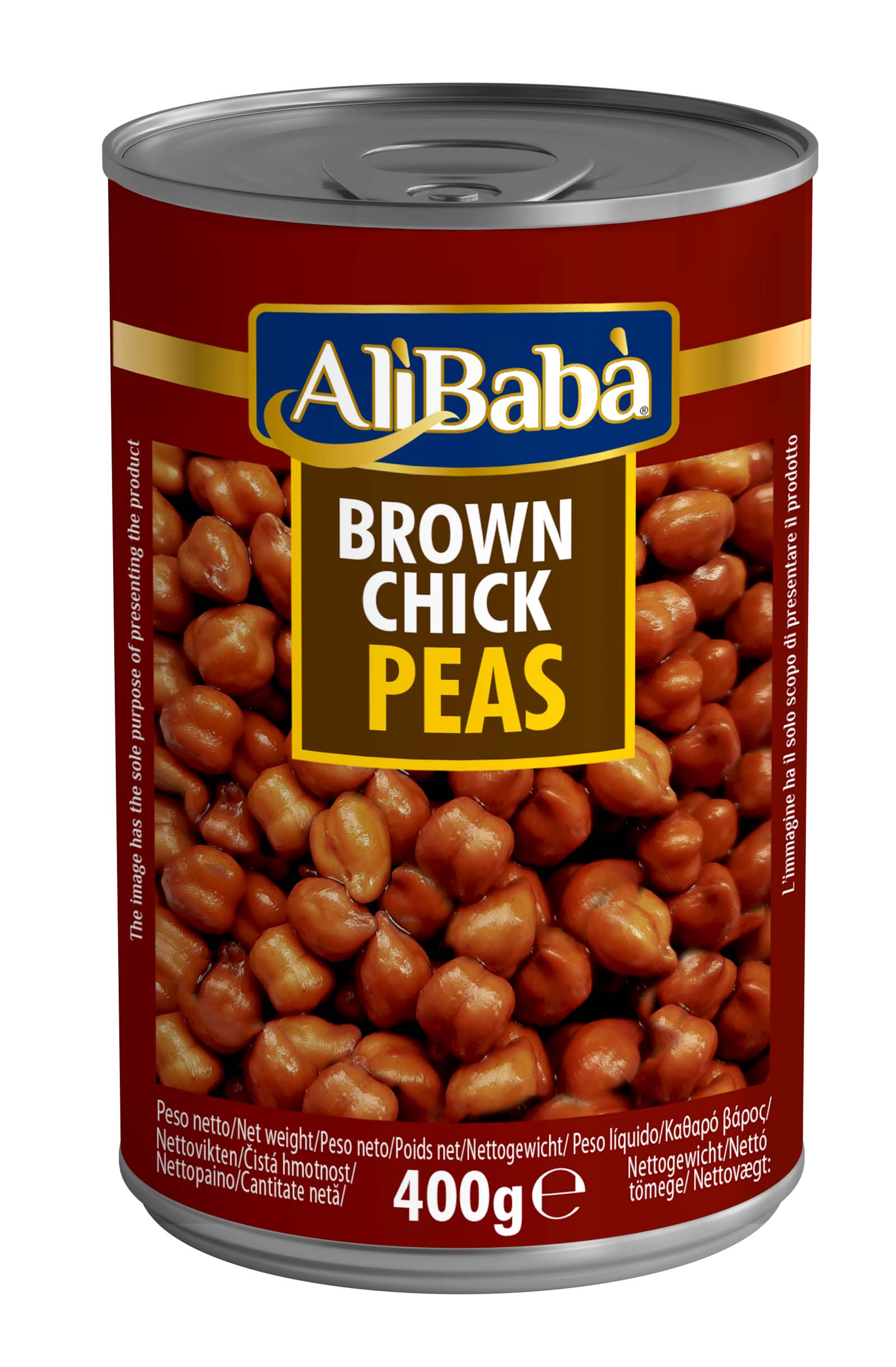 BLACK CHICK PEAS CANNED ALI BABA 400G