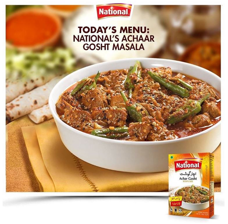 Achar Gosht Masala 86g - National
