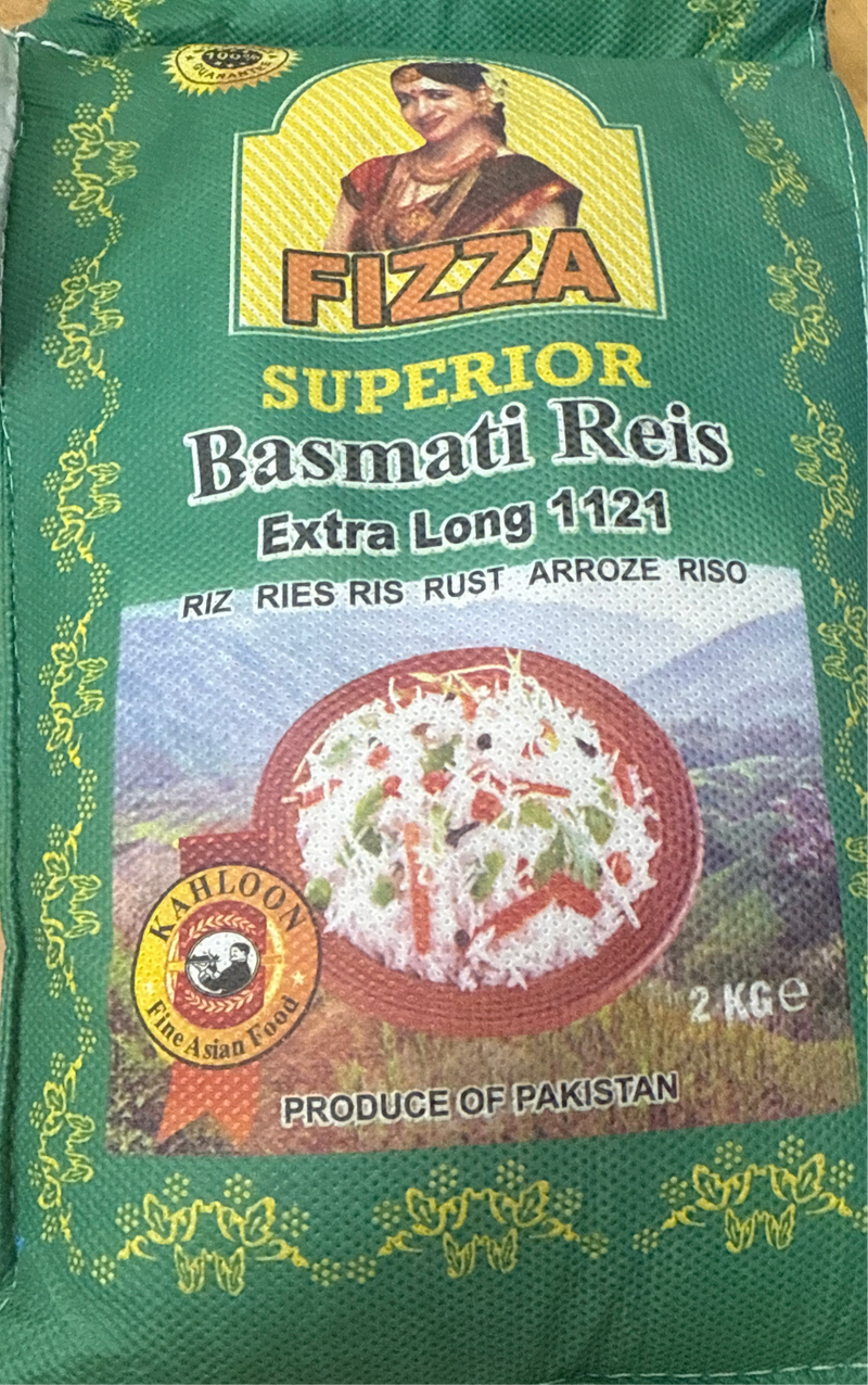 Fizza Basmati Rice 2kg