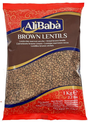 BROWN LENTILS MASOOR DAL ALI BABA 1KG