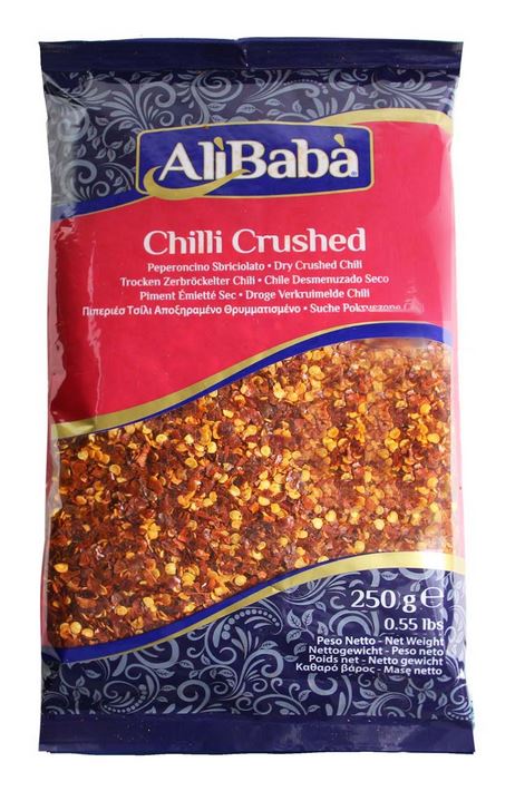 Chilli Crushed Kuti Lal Mirch Ali Baba 250g