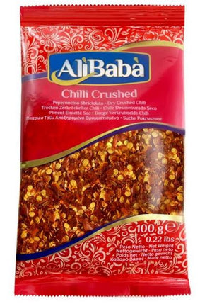 Chilli Crushed Kuti Lal Mirch Ali Baba 100g