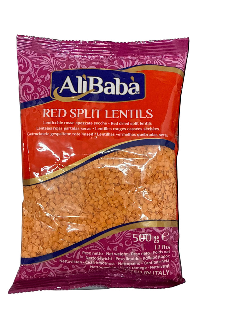 Ali Baba Red Split Lentils 500g