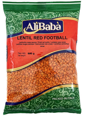 RED LENTIL FOOTBALL ALI BABA 500G