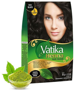 Vatika Rich Black Mehndi Powder 60g