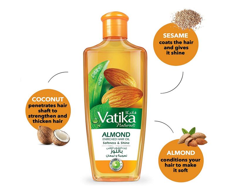 VATIKA ALMOND OIL 200ML