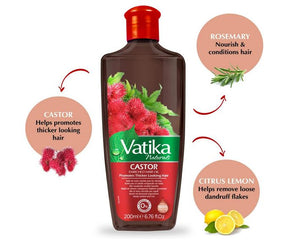 VATIKA CASTOR OIL 200ML