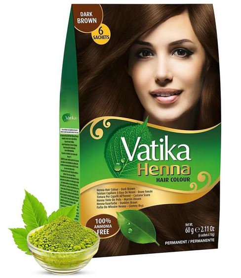 Vatika Dark Brown Mehndi Powder 60g