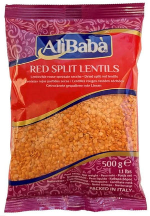 Ali Baba Red Split Lentils 500g