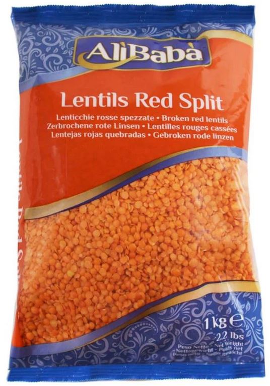 Ali Baba Red Split Lentils 1kg