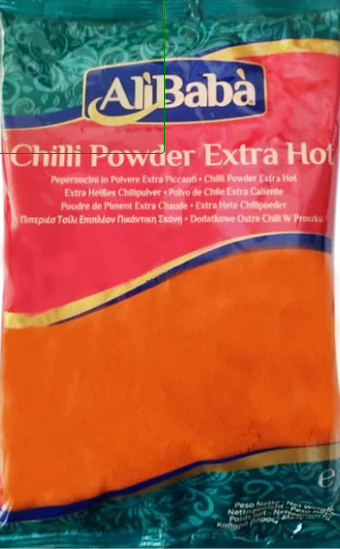 Chilli Powder Extra Hot 400g Ali Baba
