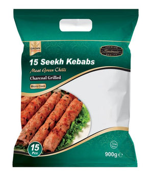 Seekh Kebab Green Chilli Meat 15Pcs