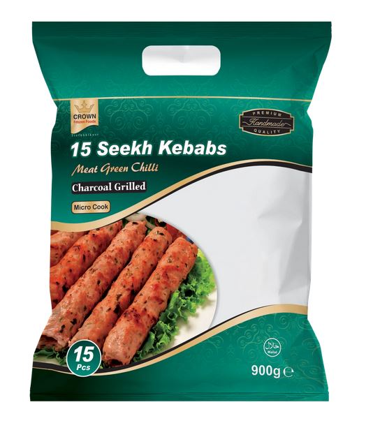 Seekh Kebab Green Chilli Meat 15Pcs