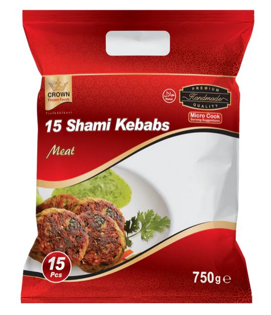 Crown Shami Kebab Meat 15 Pcs