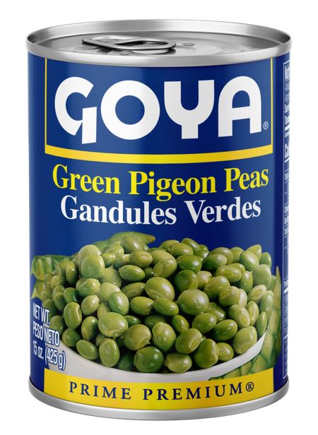 Goya Green Pigeon Peas Can