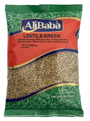 LENTILS GREEN ALI BABA 500G
