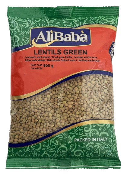LENTILS GREEN ALI BABA 500G