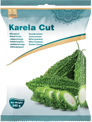 Crown Karela cut 340g