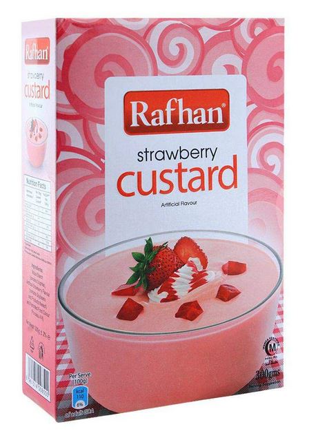 Rafhan Strawberry Custard 275g